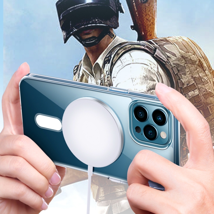 WK WPC-007 iDeal Series MagSafe Magnetic Clear TPU Shockproof Case iPhone 11/12 Series - Image 8