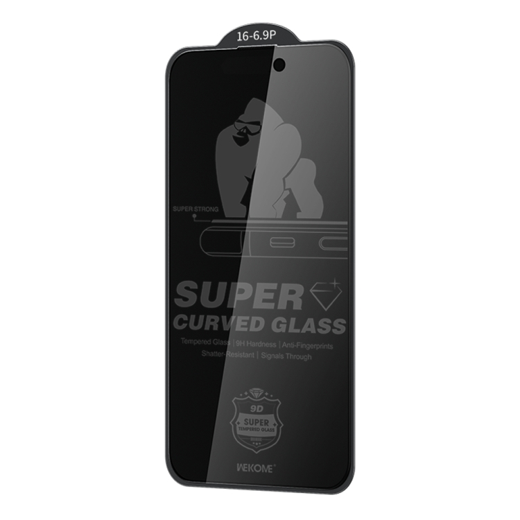WK WTP-092 King Kong Series 28 Degree Privacy Tempered Glass Screen Protector iPhone 16 Series