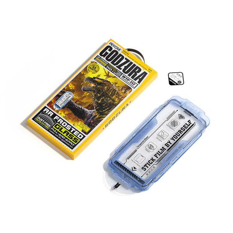 WK WTP-117 Easy Install 6D Curved AR Frosted Tempered Glass Screen Protector iPhone 13-16 Series - Image 3