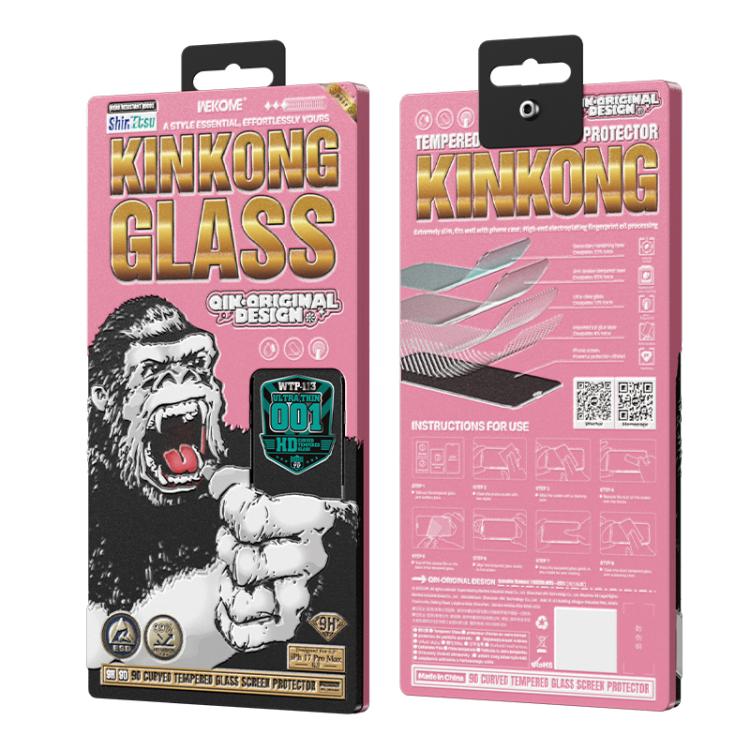 WK WTP-113 Qin Series Ultra-thin 001 9D Curved HD Tempered Glass Screen Protector iPhone 17/16 Series - Image 3