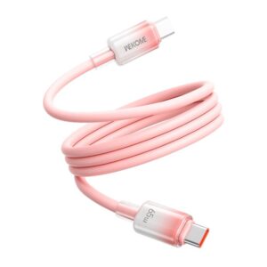 WK WDC-C11 QIN Series Magnetic Silicone 65W Type-C to Type-C Charging Cable